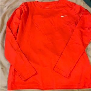 Nike DRI-FIT athletic embroidered tee.